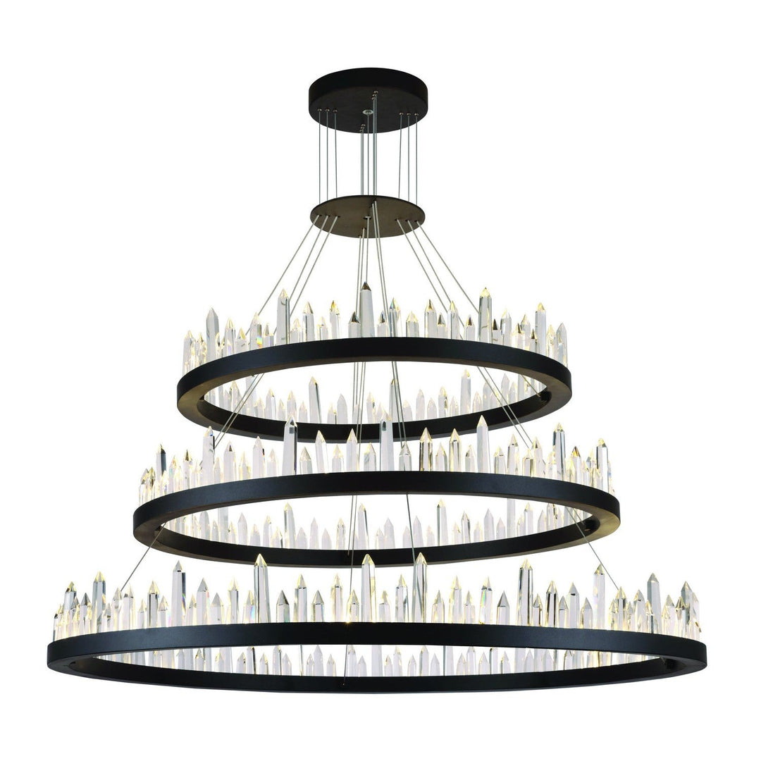 Elegant Malta 1705G3LSDG Chandelier Light - Satin Dark Grey