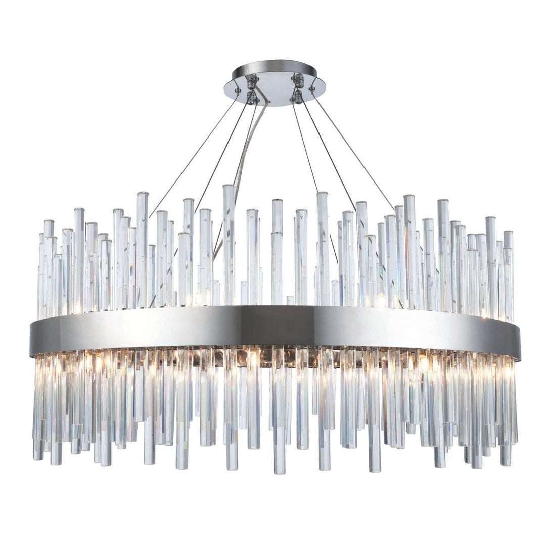 Elegant Dallas 3000D32C Chandelier Light - Chrome