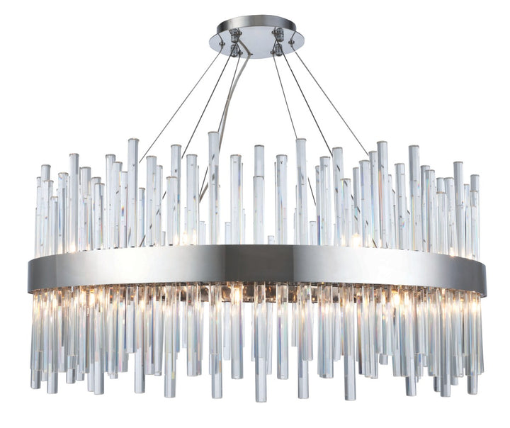 Elegant Dallas 3000D32C Chandelier Light - Chrome