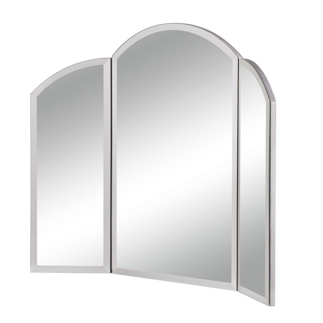 Elegant Lighting MF6-1039S Contempo Mirror Mirror Pewter, Nickel, Silver