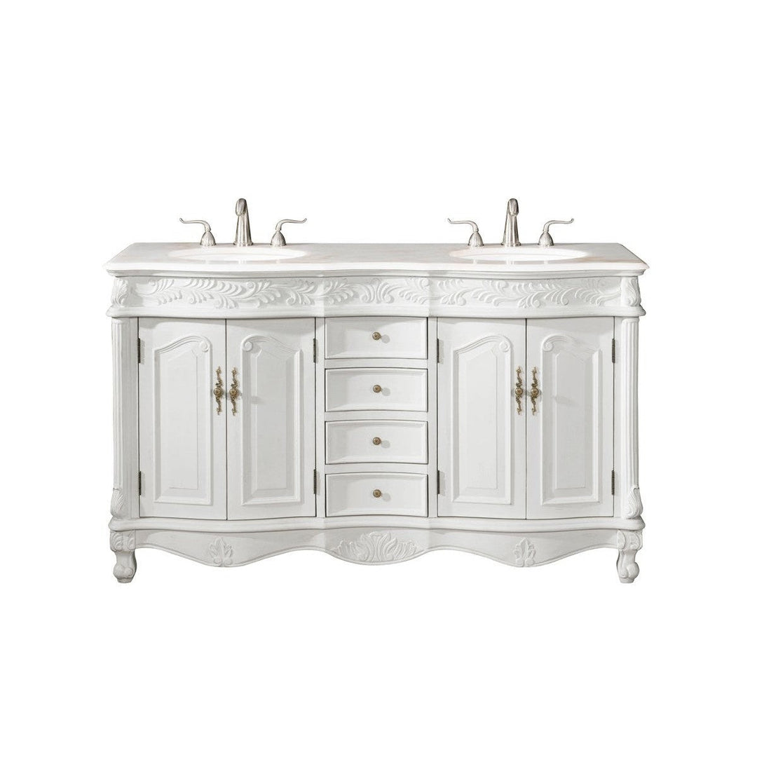 Elegant Lighting VF-1049  Windsor Plumbing White