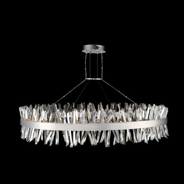 Allegri Glacier 030257-010 Chandelier Light - Chrome