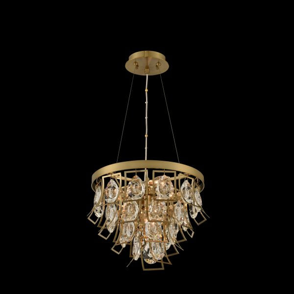 Allegri Carmella 031950-039-FR001 Pendant Light - Brushed Brass