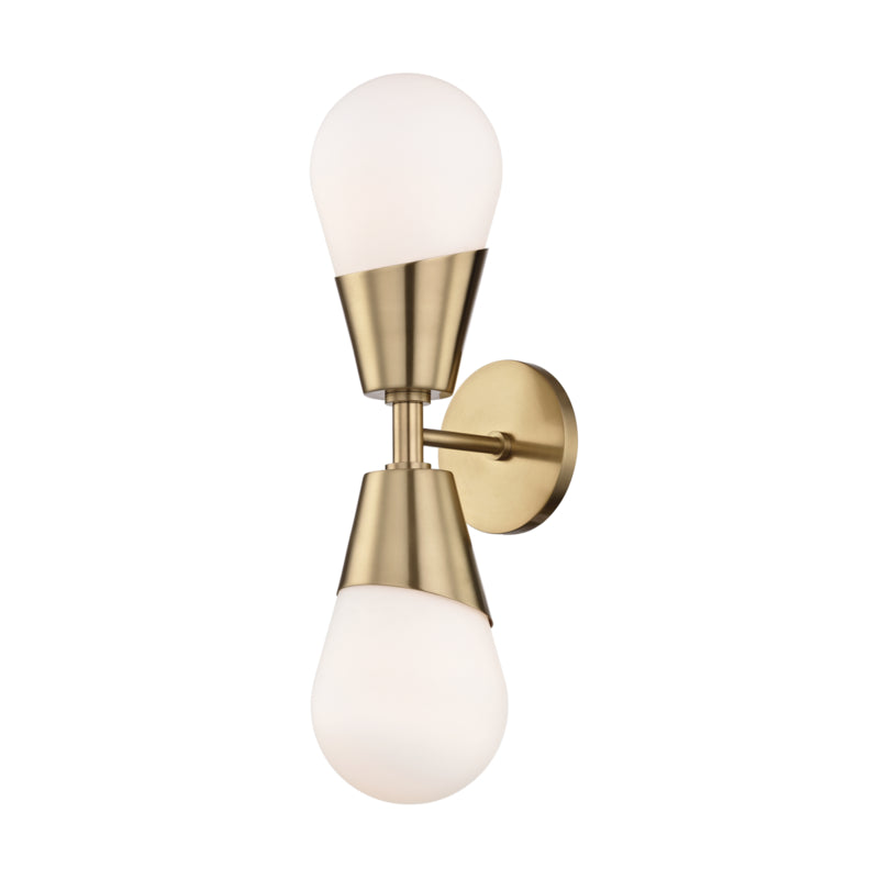 Mitzi Cora H101102-AGB Wall Sconce Light - Aged Brass