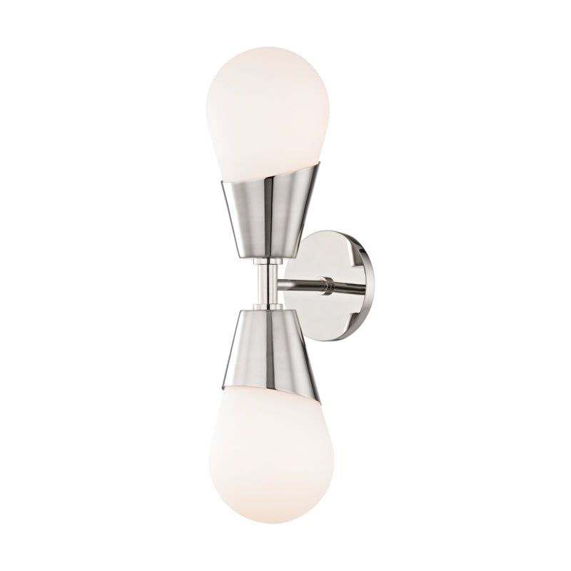 Mitzi Cora H101102-PN Wall Sconce Light - Polished Nickel