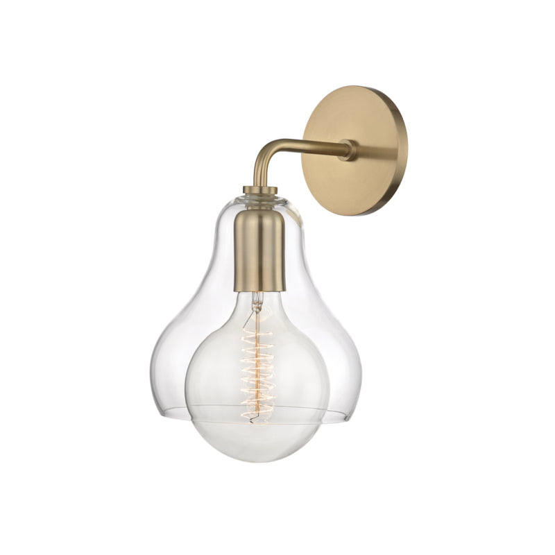 Mitzi Sadie H104101L-AGB Wall Light - Aged Brass