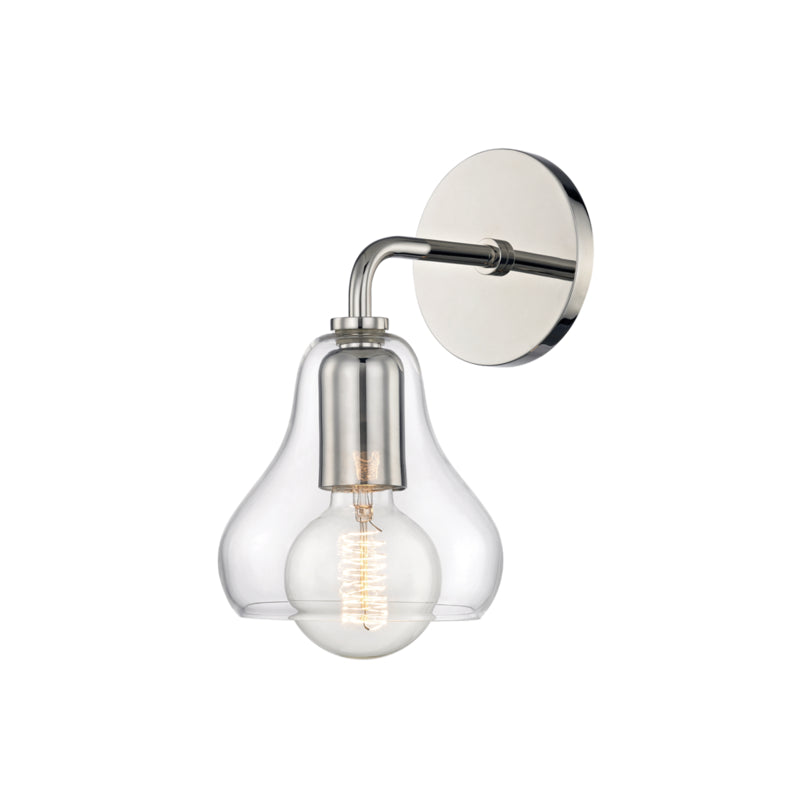 Mitzi Sadie H104101S-PN Wall Sconce Light - Polished Nickel