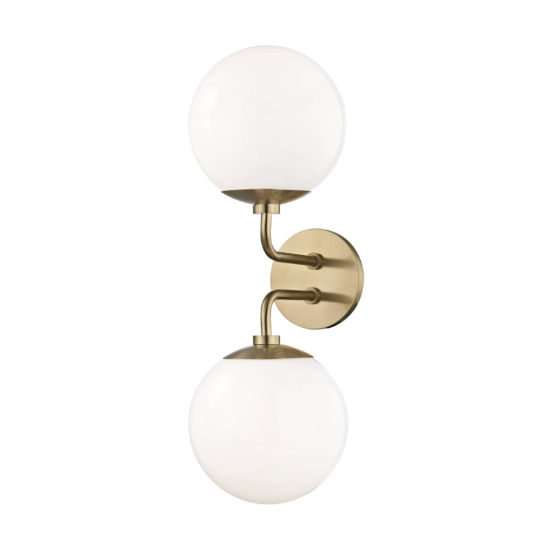 Mitzi Stella H105102-AGB Wall Sconce Light - Aged Brass