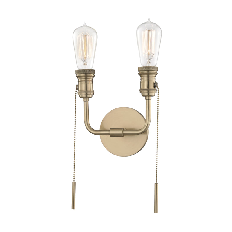 Mitzi Lexi H106102-AGB Wall Sconce Light - Aged Brass