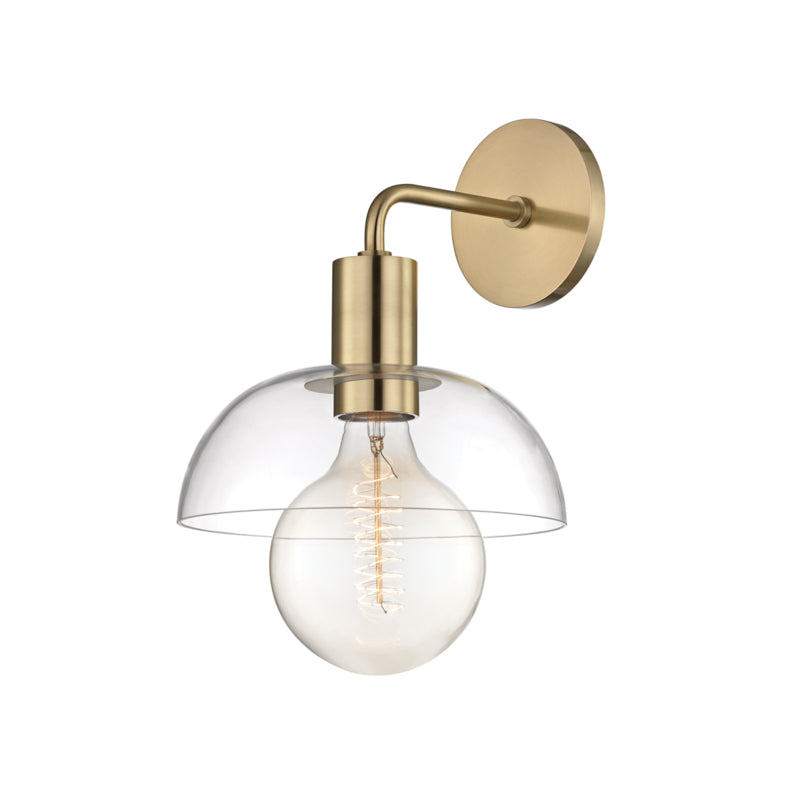 Mitzi Kyla H107101-AGB Wall Sconce Light - Aged Brass