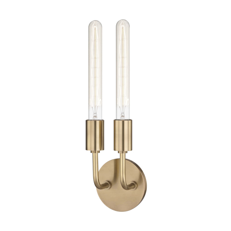 Mitzi Ava H109102-AGB Wall Sconce Light - Aged Brass