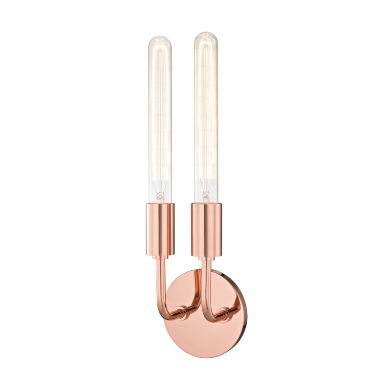 Mitzi Ava H109102-POC Wall Sconce Light - Polished Copper