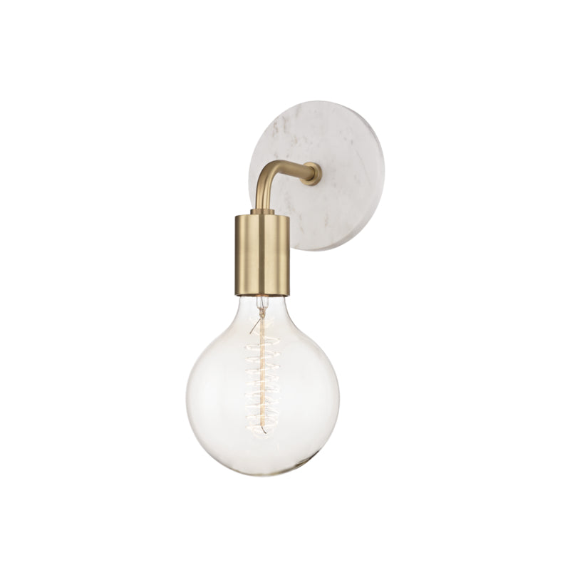 Mitzi Chloe H110101A-AGB Wall Sconce Light - Aged Brass