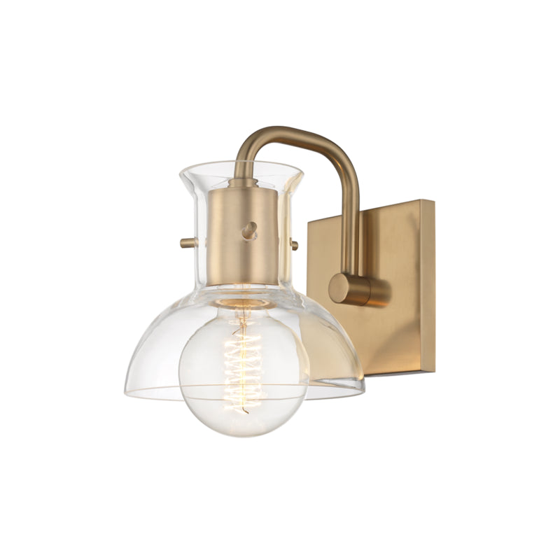 Mitzi Riley H111301-AGB Wall Sconce Light - Aged Brass