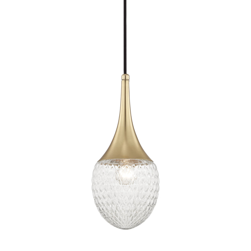 Mitzi Bella H114701A-AGB Pendant Light - Aged Brass