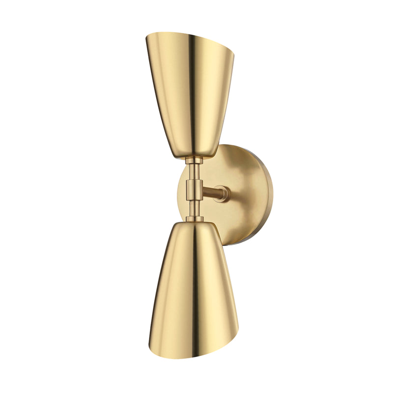 Mitzi Kai H115102-AGB Wall Sconce Light - Aged Brass