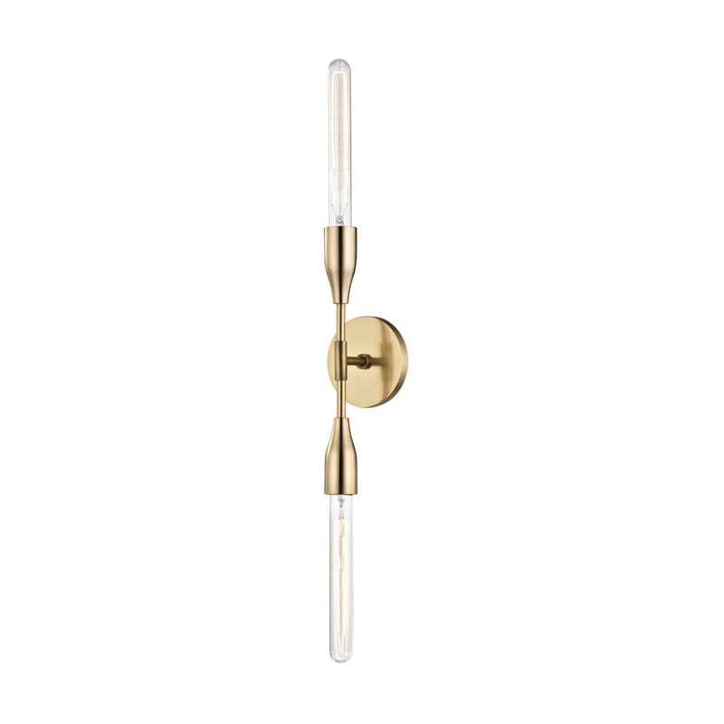 Mitzi Tara H116102-AGB Wall Sconce Light - Aged Brass