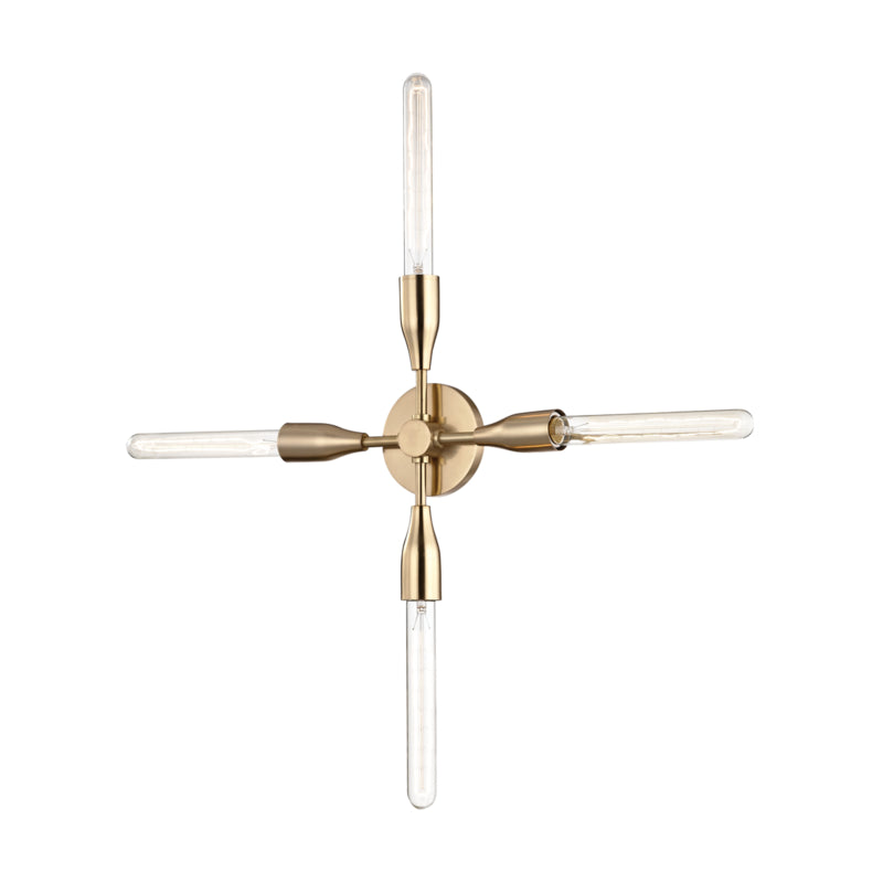 Mitzi Tara H116104-AGB Wall Sconce Light - Aged Brass