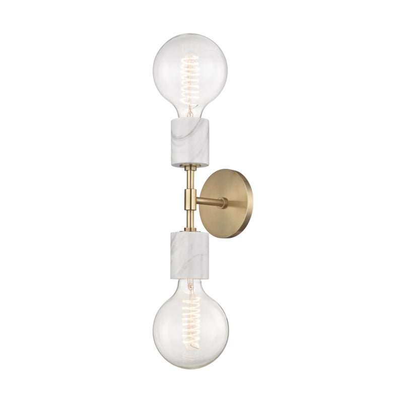 Mitzi Asime H120102-AGB Wall Sconce Light - Aged Brass