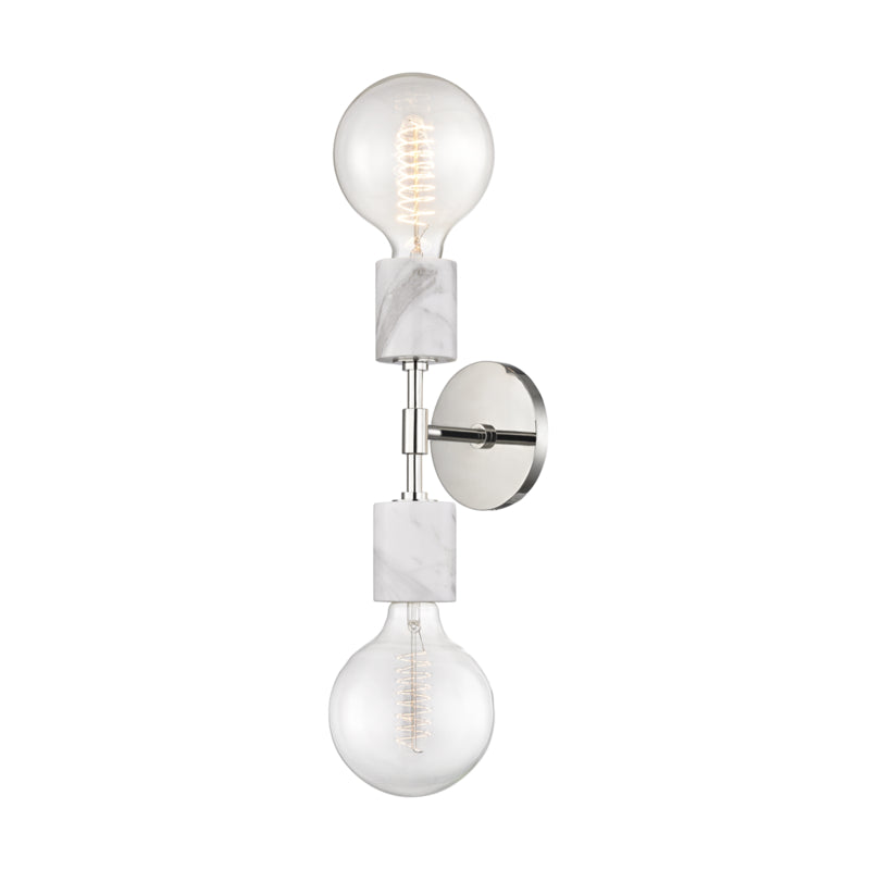 Mitzi Asime H120102-PN Wall Sconce Light - Polished Nickel