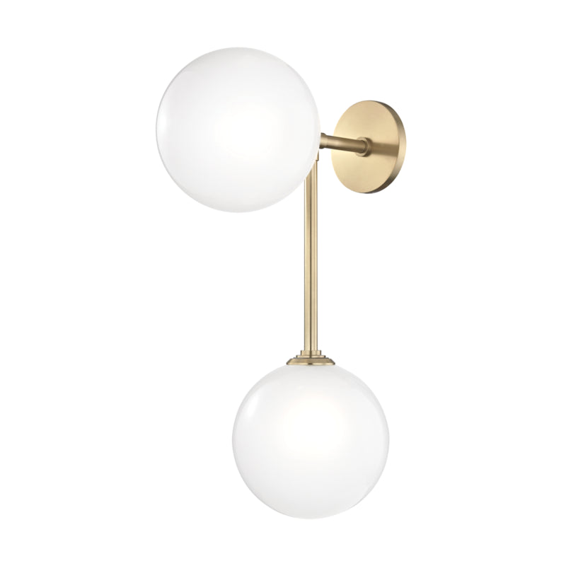 Mitzi Ashleigh H122102-AGB Wall Sconce Light - Aged Brass