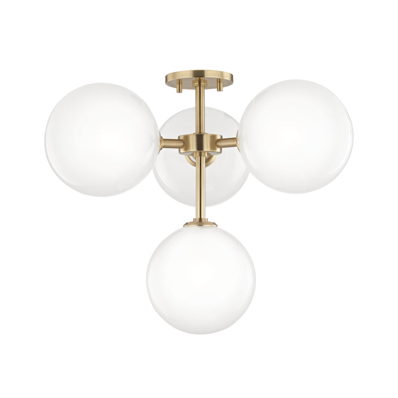 Mitzi Ashleigh H122604-AGB Ceiling Light - Aged Brass