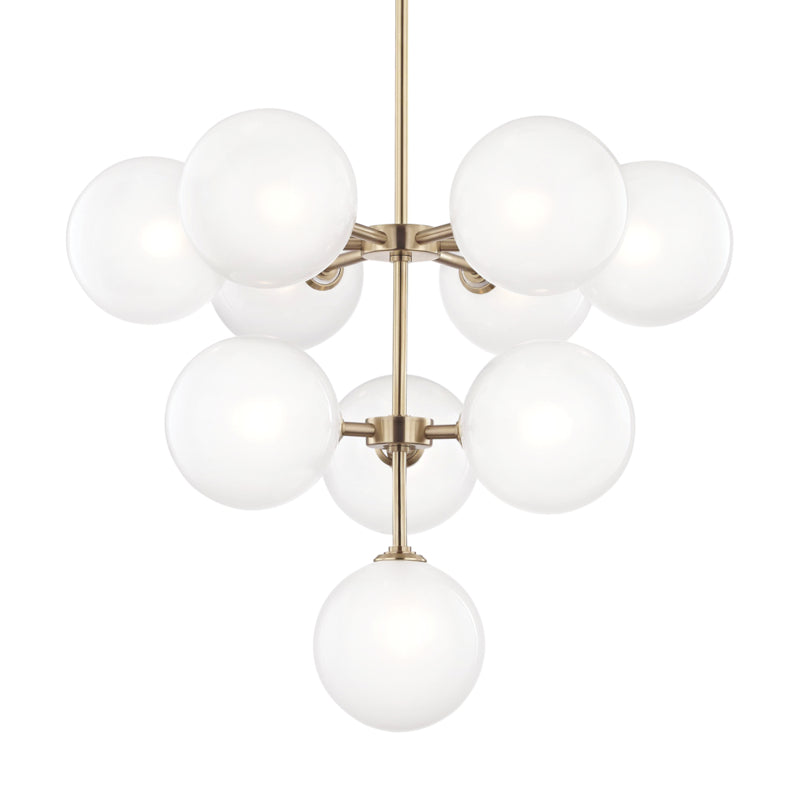 Mitzi Ashleigh H122810-AGB Chandelier Light - Aged Brass