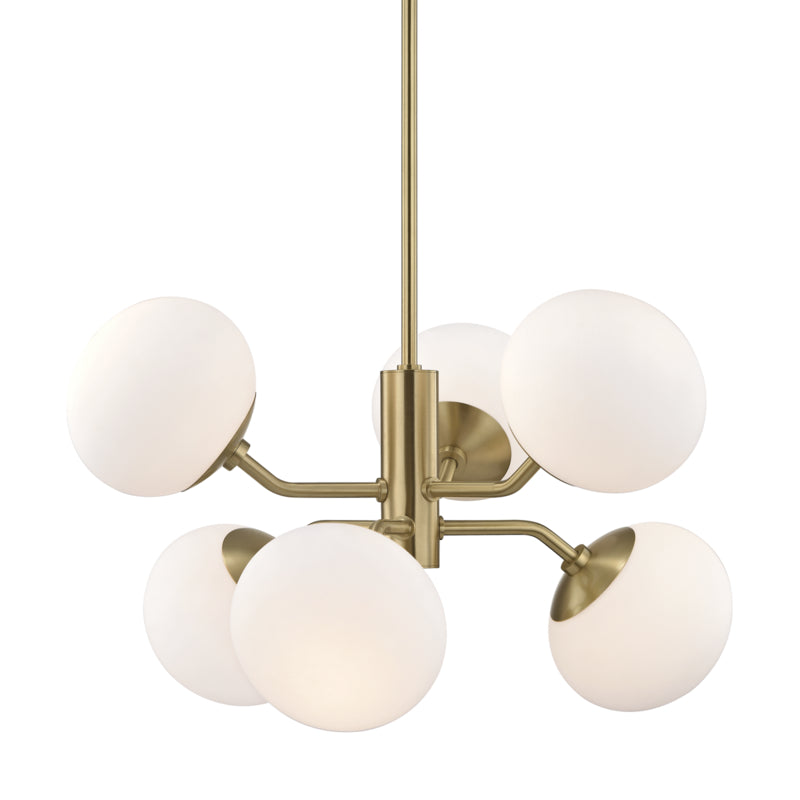 Mitzi Estee H134806-AGB Chandelier Light - Aged Brass