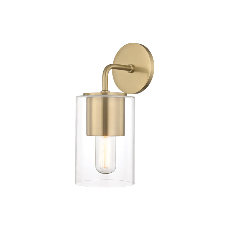 Mitzi Lula H135101-AGB Wall Sconce Light - Aged Brass