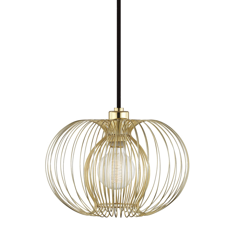 Mitzi Jasmine H181701S-PB Pendant Light - Polished Brass