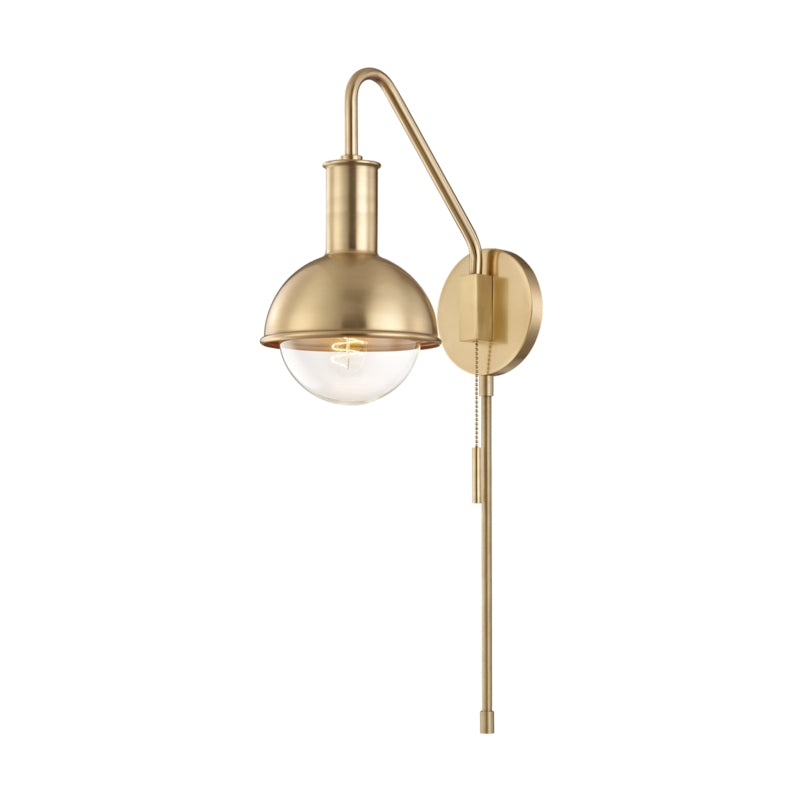 Mitzi Lighting HL111101-AGB  Riley Lamp Aged Brass