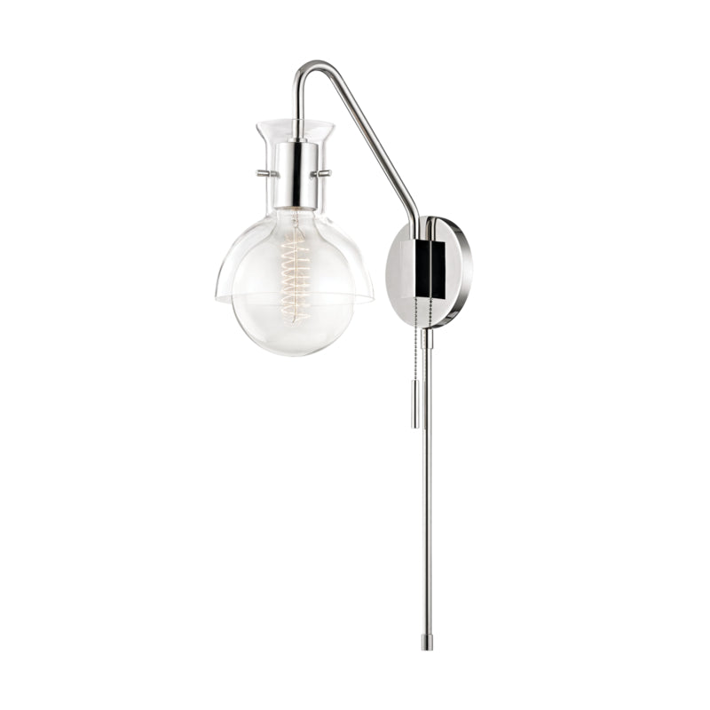 Mitzi Lighting HL111101G-PN Modern Riley Lamp Polished Nickel