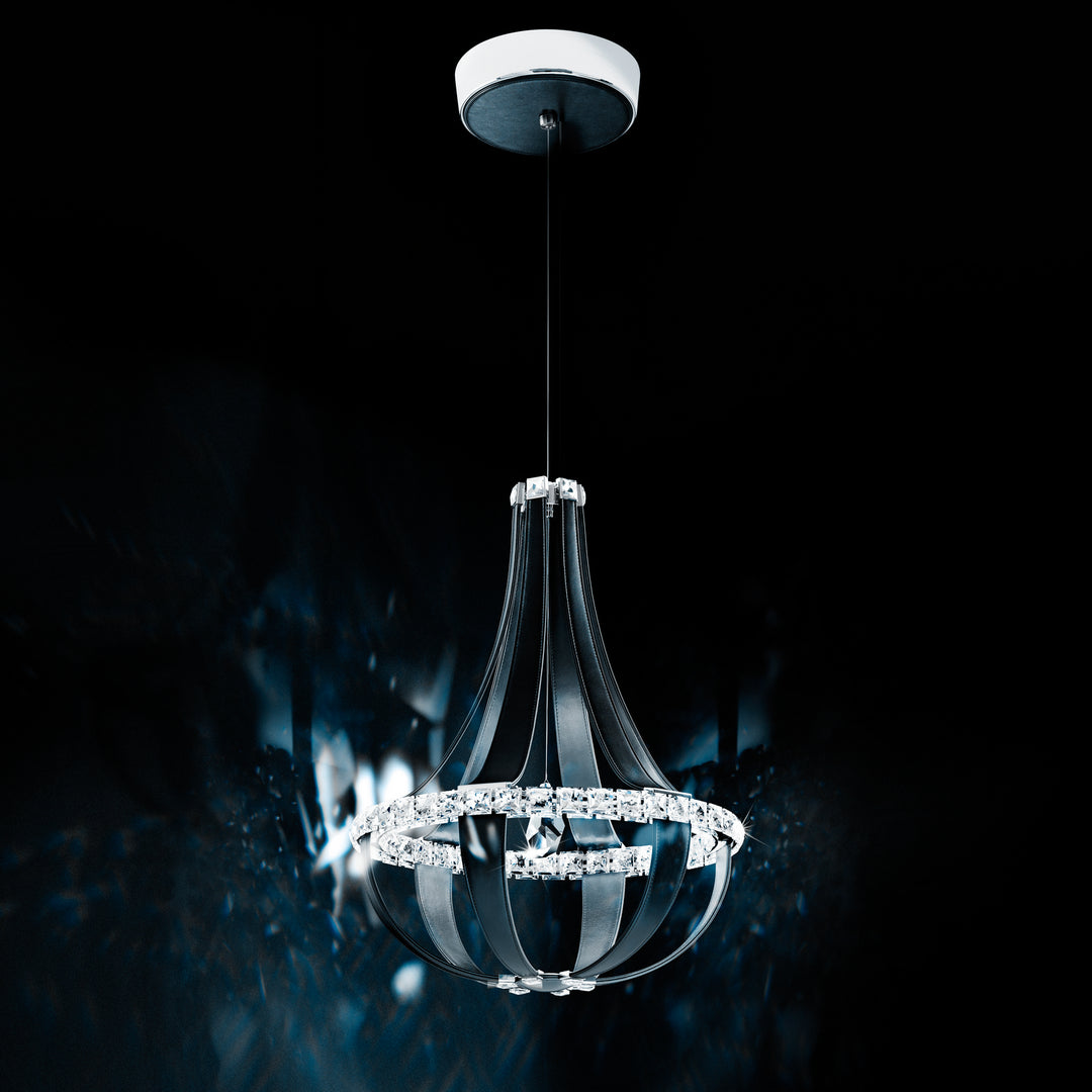Schonbek Crystal Empire LED SCE110DN-LB1S Pendant Light - Grizzly Black