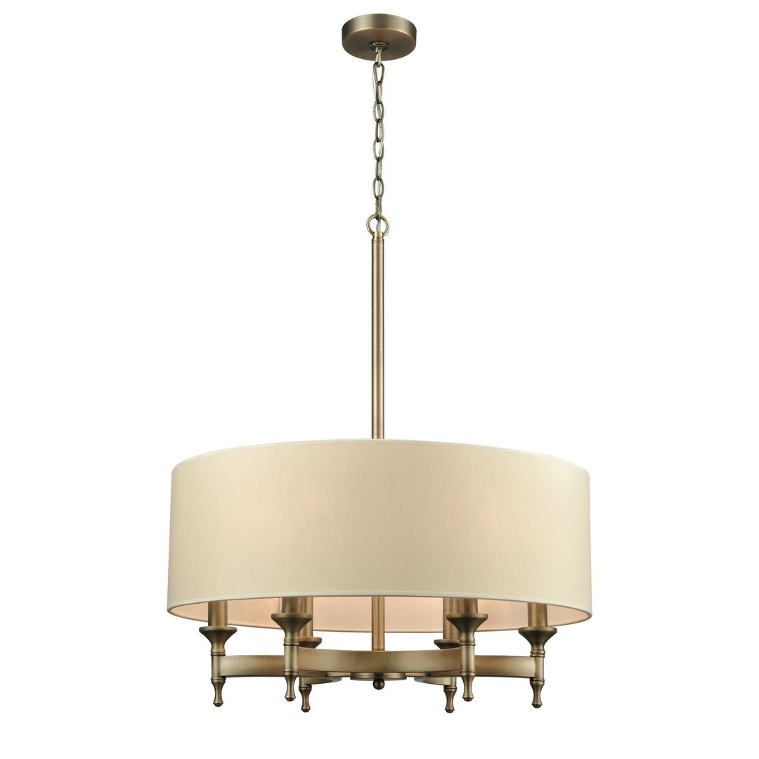 Elk Pembroke 10264/6 Chandelier Light - Brushed Antique Brass