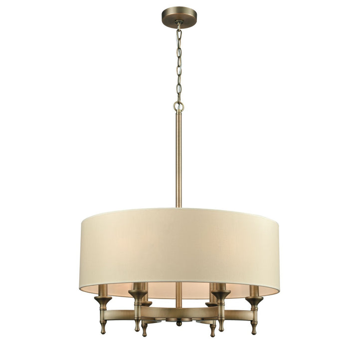 Elk Pembroke 10264/6 Chandelier Light - Brushed Antique Brass