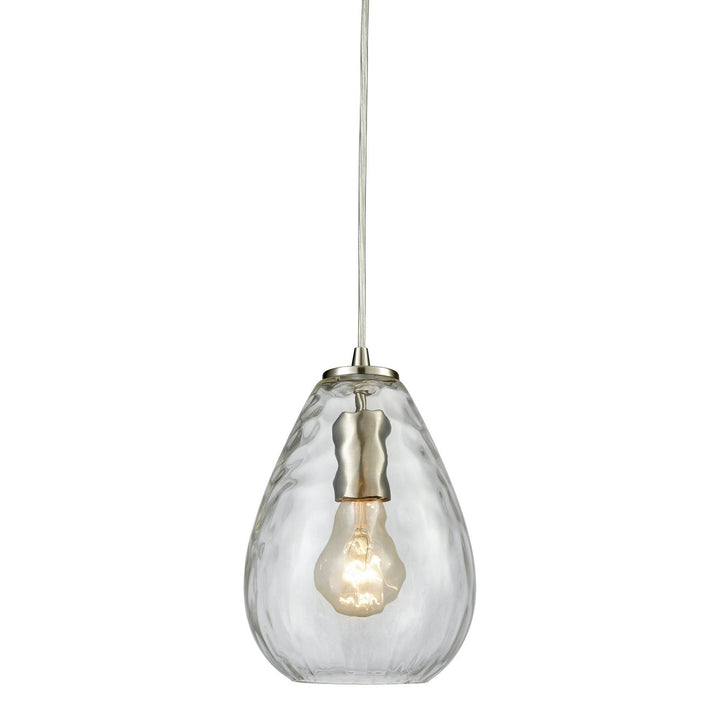 Elk Lagoon 10760/1 Pendant Light - Satin Nickel