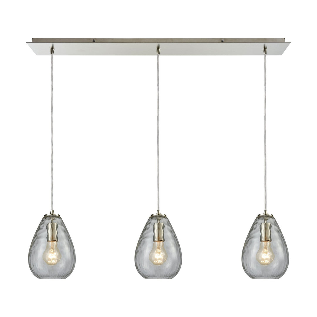 Elk Lagoon 10760/3LP Pendant Light - Satin Nickel