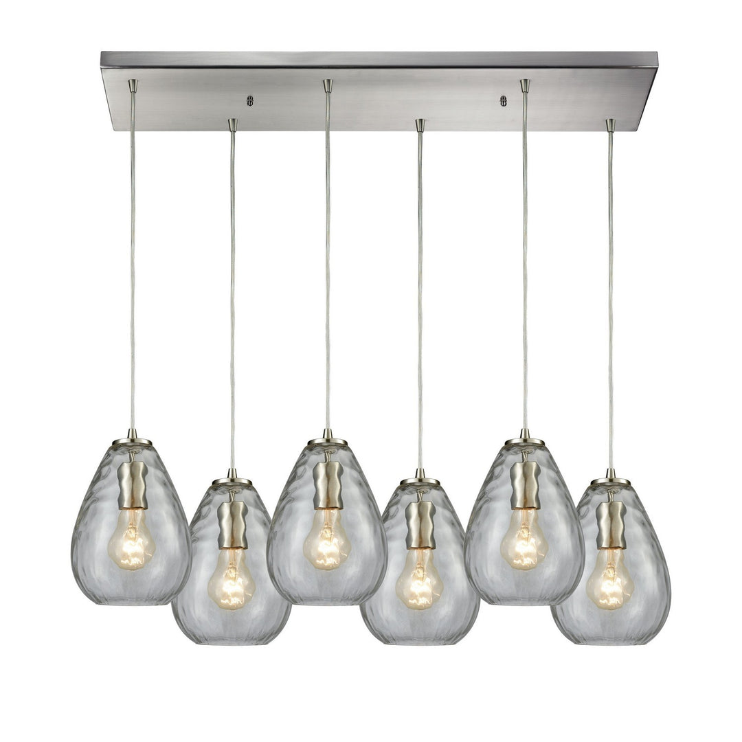 Elk Lagoon 10760/6RC Pendant Light - Satin Nickel