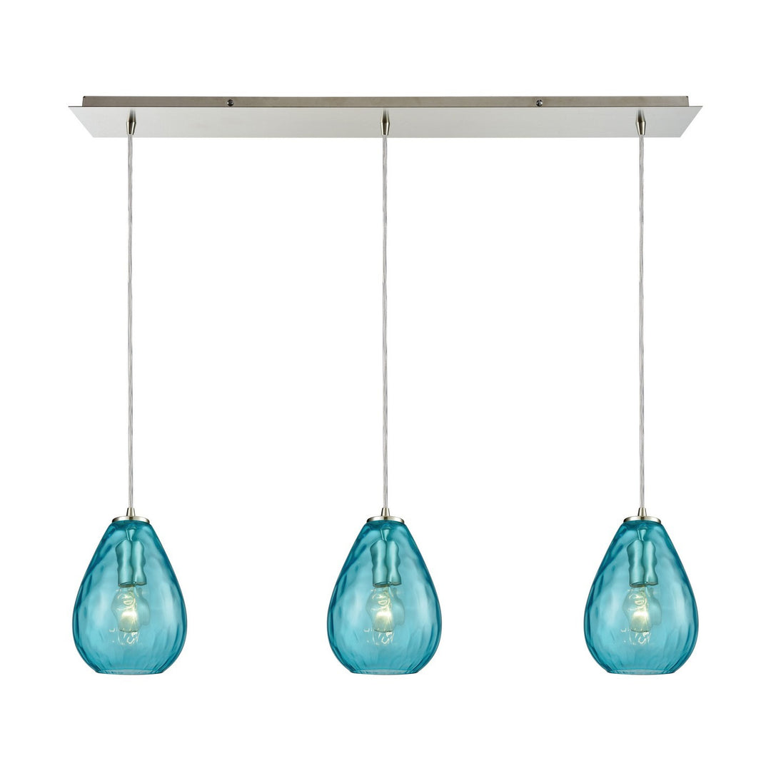 Elk Lagoon 10770/3LP Pendant Light - Satin Nickel