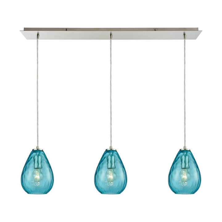 Elk Lagoon 10770/3LP Pendant Light - Satin Nickel