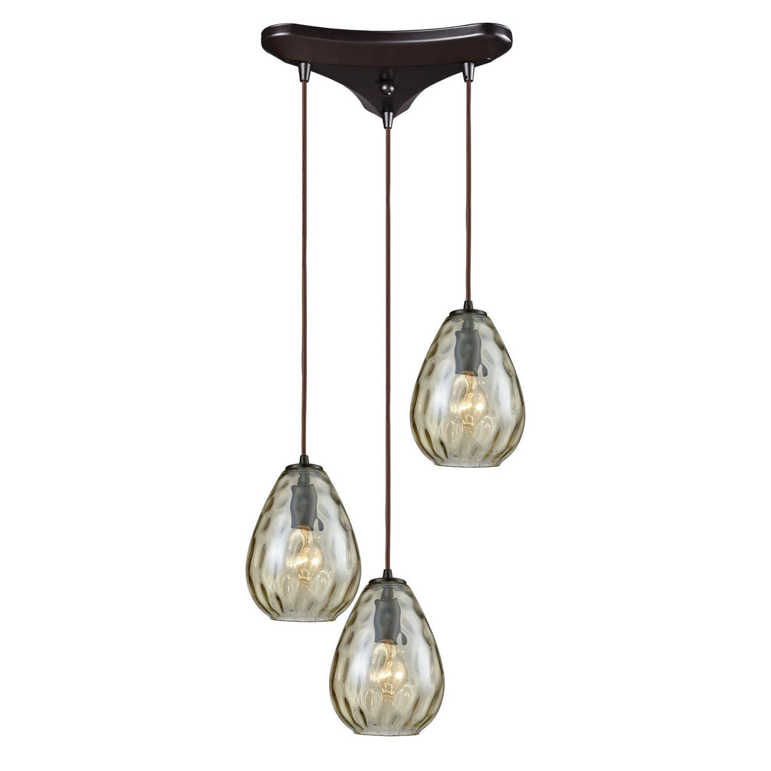 Elk Lagoon 10780/3 Pendant Light - Oil Rubbed Bronze
