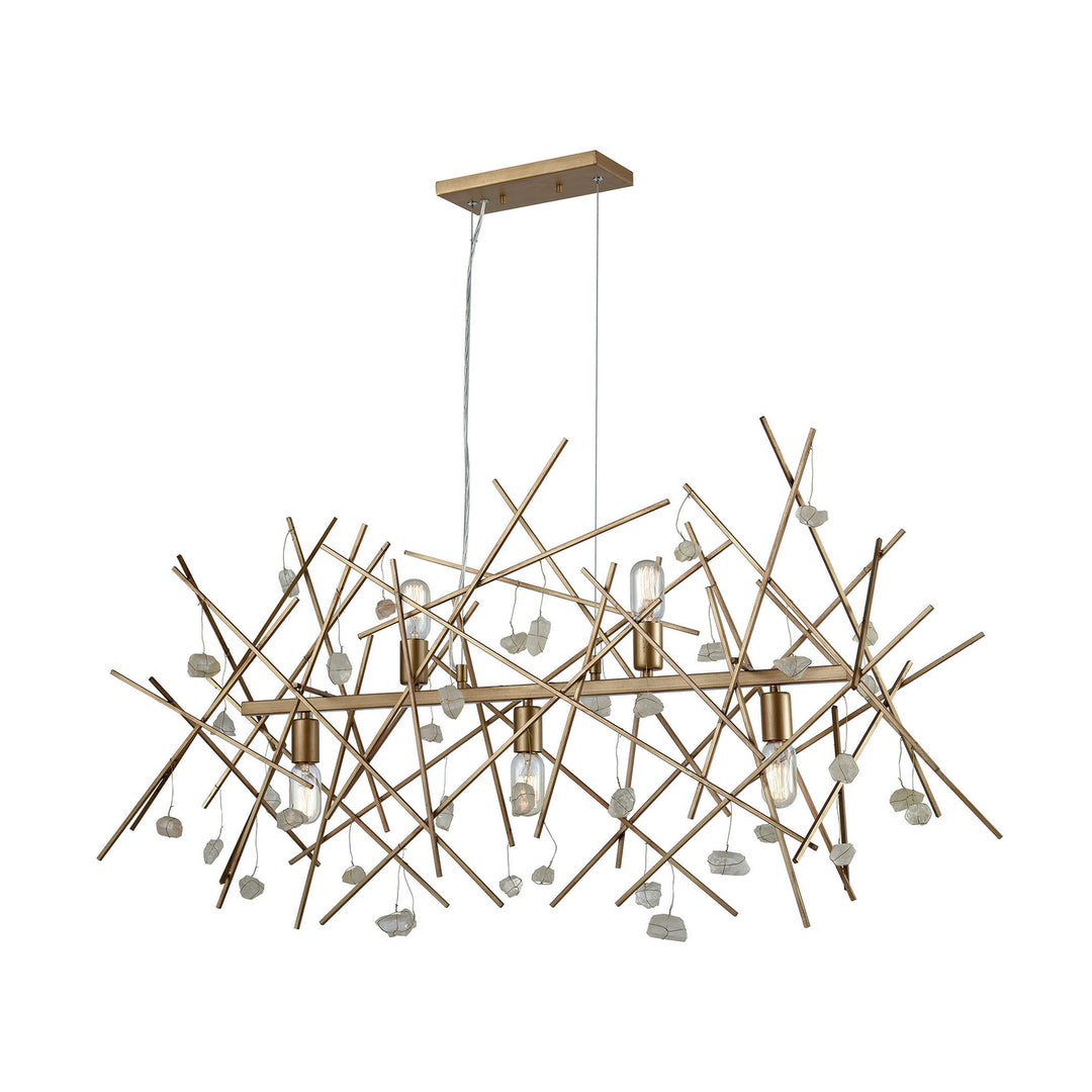 Elk Massive Impact D3557 Pendant Light - Antique Gold