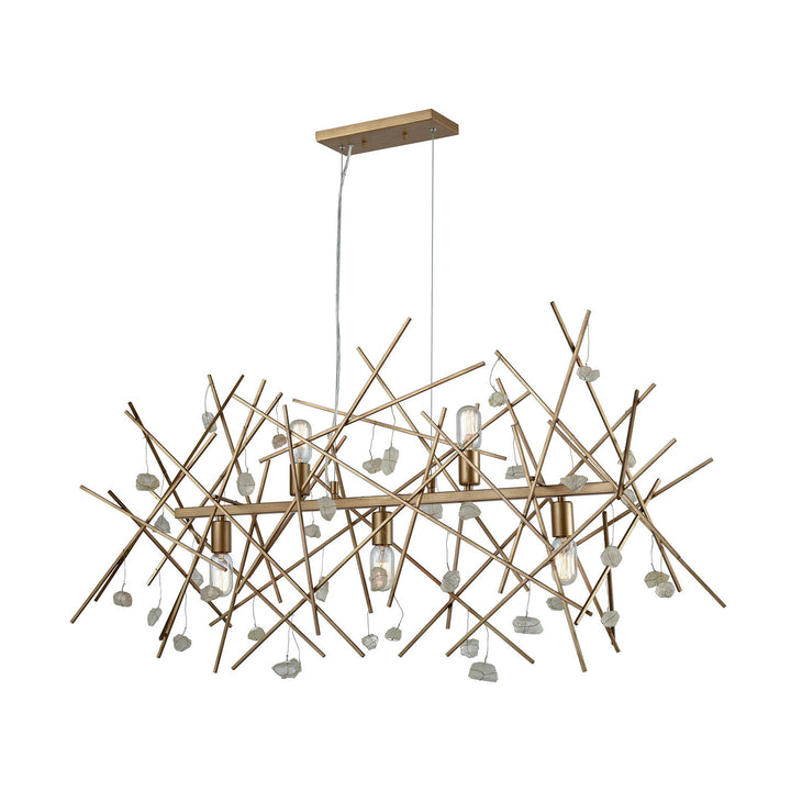 Elk Massive Impact D3557 Pendant Light - Antique Gold