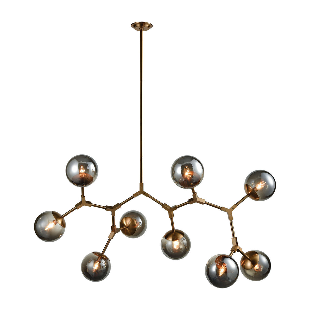 Elk Synapse D3564 Chandelier Light - Aged Brass