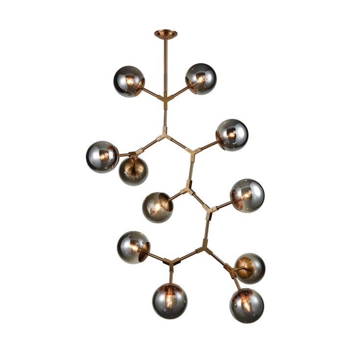 Elk Synapse D3566 Chandelier Light - Aged Brass