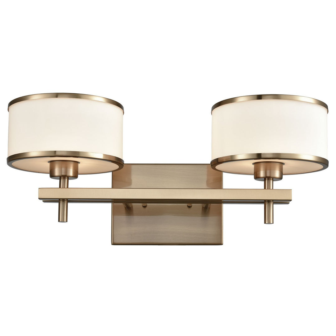 Elk Utica 11616/2 Bath Vanity Light 18 in. wide - Satin Brass