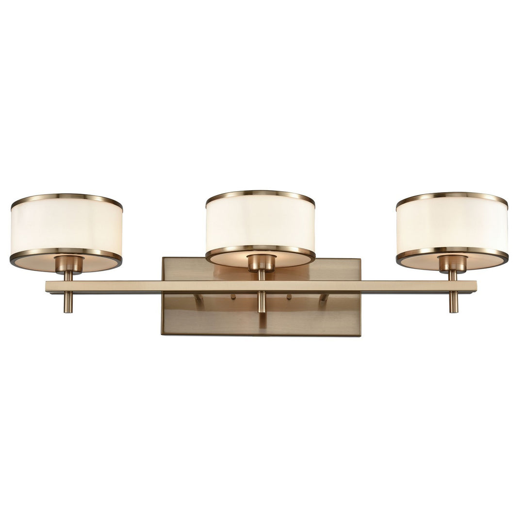 Elk Utica 11617/3 Bath Vanity Light 29 in. wide - Satin Brass