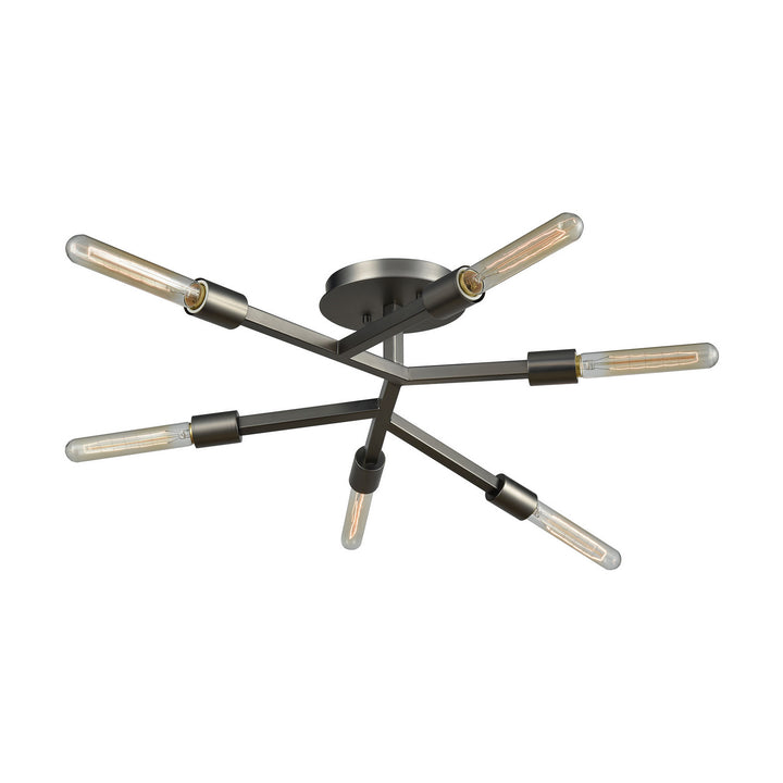 Elk Free Form 11854/6 Ceiling Light - Dark Graphite