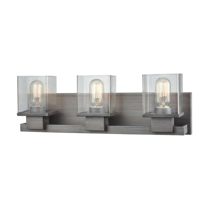 Elk Hotelier 11942/3 Bath Vanity Light 22 in. wide - Weathered Zinc