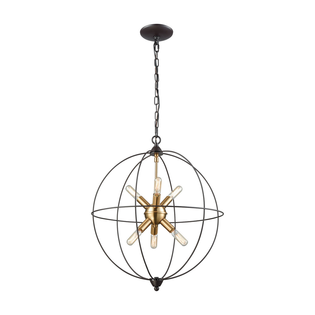Elk Loftin 14511/6 Pendant Light - Oil Rubbed Bronze